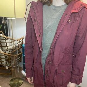 Maroon L.L. Bean Jacket Women's Large